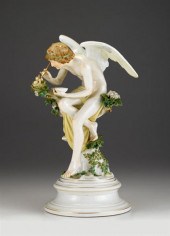 Large Meissen porcelain figure