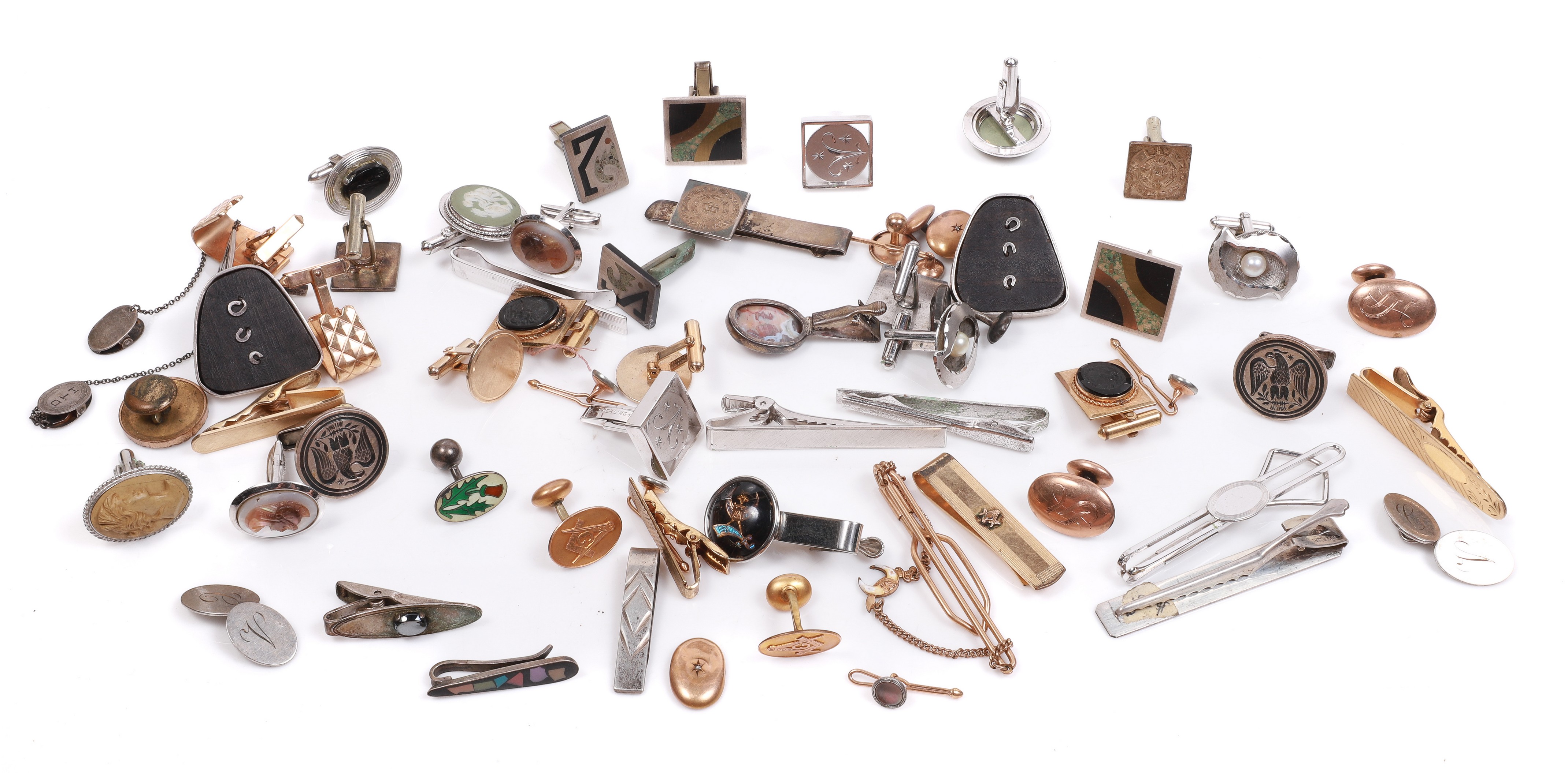 Large mens jewelry group to include