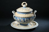 LARGE METTLACH STONEWARE PUNCH