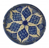 LARGE MEXICAN BLUE & WHITE TAL