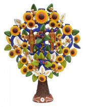 LARGE MEXICO FOLK ART POTTERY