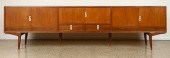 LARGE MID CENTURY MODERN CREDE