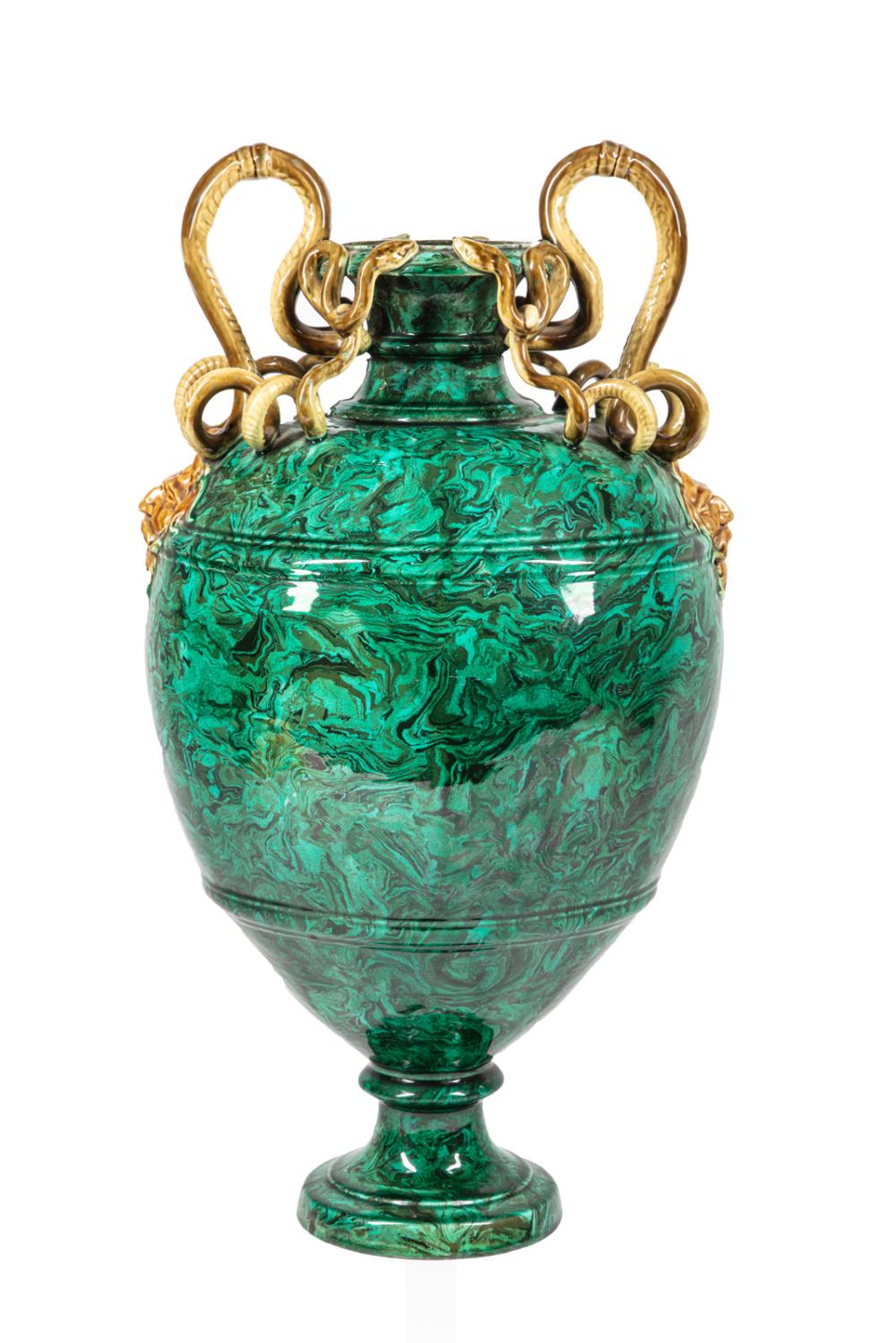 LARGE MINTON-STYLE MAJOLICA