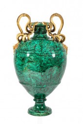 LARGE MINTON-STYLE MAJOLICA UR