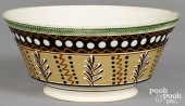 LARGE MOCHA BOWL, WITH TWIG DE