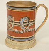 LARGE MOCHA FOOTED MUG HAVING