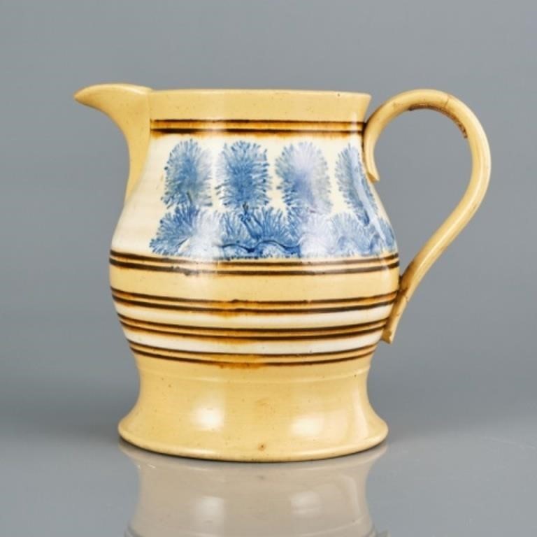 LARGE MOCHAWARE POTTERY