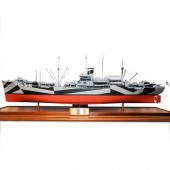 LARGE MODEL OF THE USS CAMBRIA