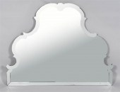LARGE MODERN SHAPED WALL MIRRO