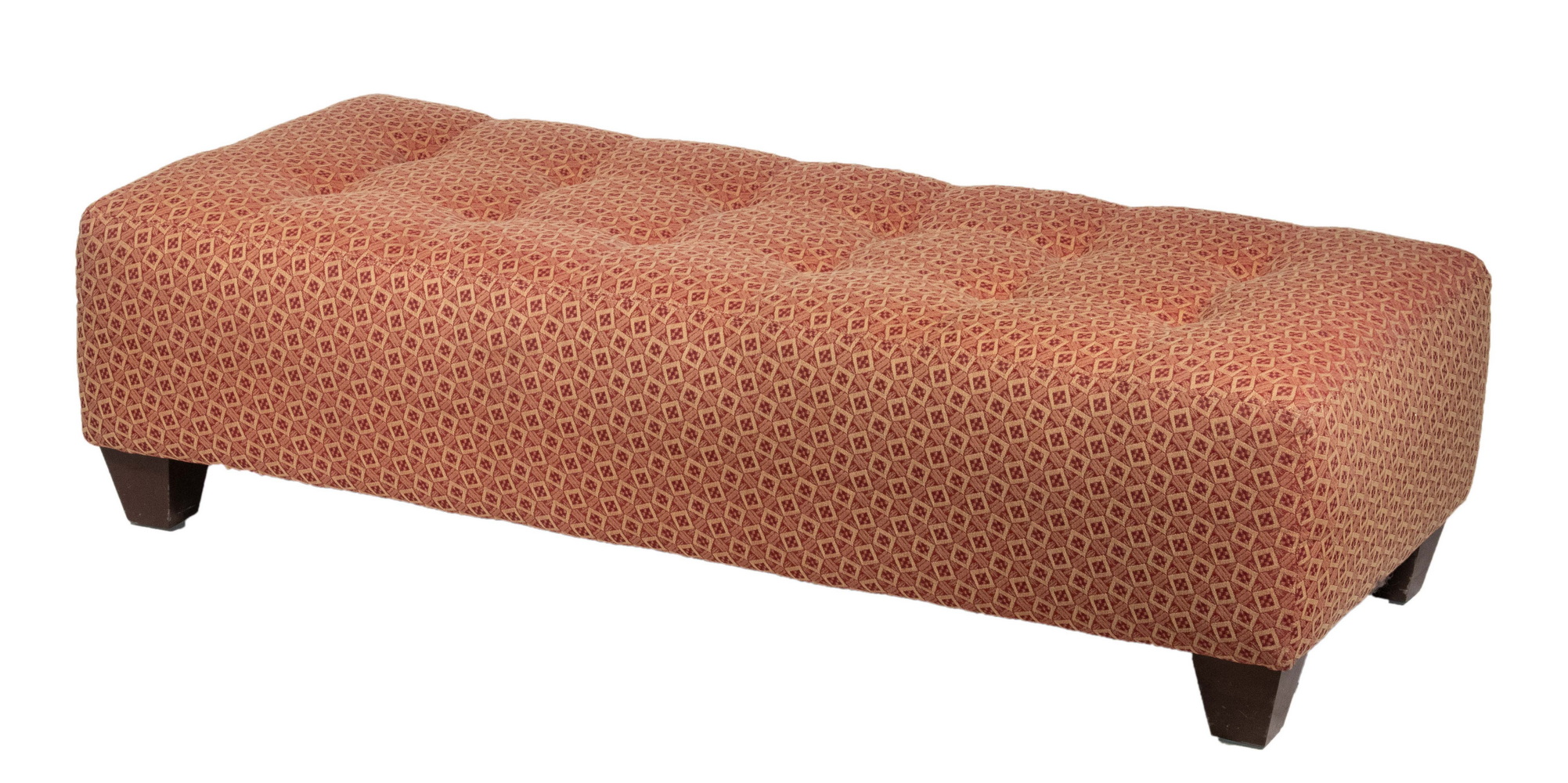 LARGE MODERN UPHOLSTERED BENCH BY
