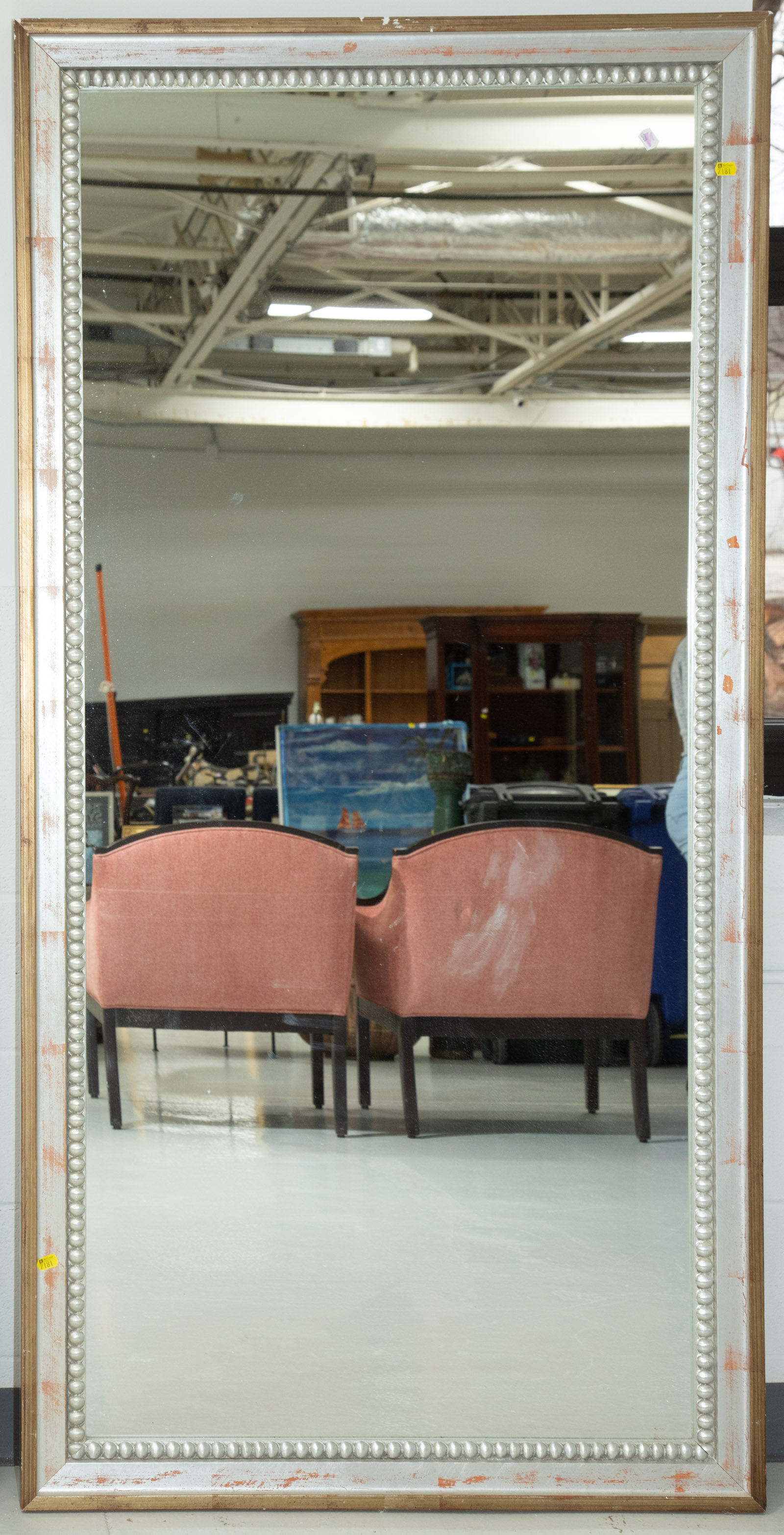 LARGE MODERN WALL MIRROR .