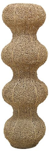 LARGE MODERN WOVEN RATTAN SCUL