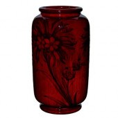 LARGE MOORCROFT FLORAL VASE, C