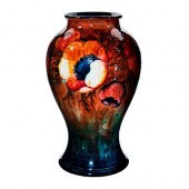 LARGE MOORCROFT POTTERY FLAMBE