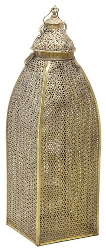 LARGE MOROCCAN STYLE PIERCED GILT