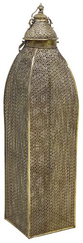 LARGE MOROCCAN STYLE PIERCED GILT