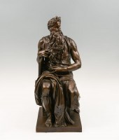 LARGE MOSES BRONZE AFTER MICHA