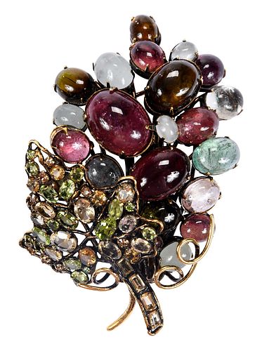 LARGE MULTI COLORED GEMSTONE