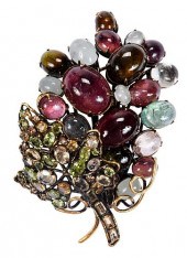 LARGE MULTI COLORED GEMSTONE B