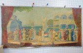 LARGE MURAL ON CANVAS, WEDDING