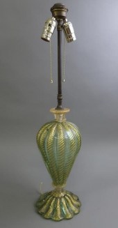 Large Murano glass lamp, proba