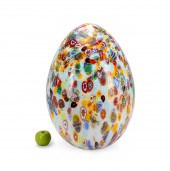 LARGE MURANO GLASS MILLEFIORI