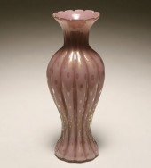 Large Murano lavendar glass ba