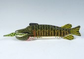 LARGE MUSKIE EATING A FROG FIS