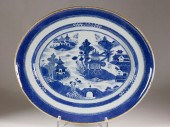 LARGE NANKING PLATTER, LATE 18