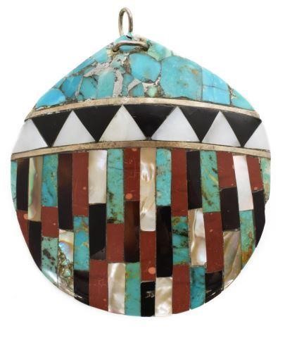LARGE NATIVE AMERICAN INLAID