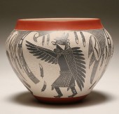 Large Native American pottery