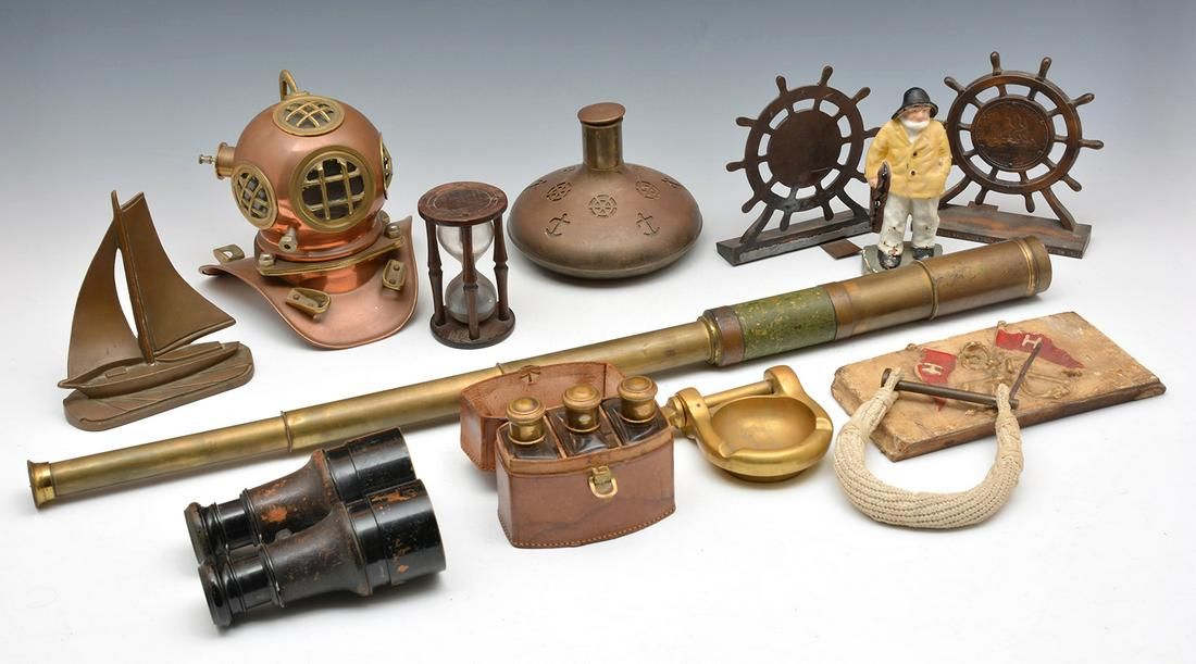LARGE NAUTICAL GROUPING INCLUDING 3
