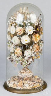 LARGE NAUTICAL SEASHELL FLORAL