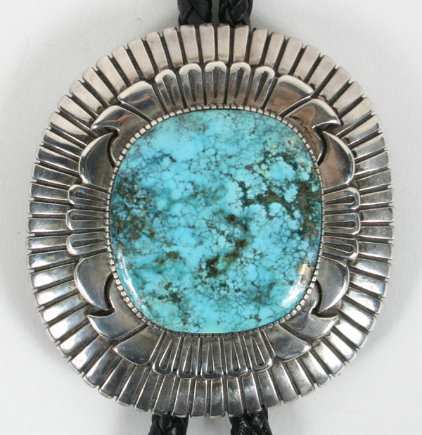 Large Navajo sterling and turquoise