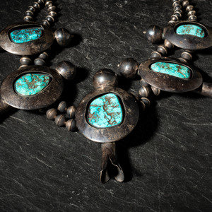 Large Navajo Sterling Silver and