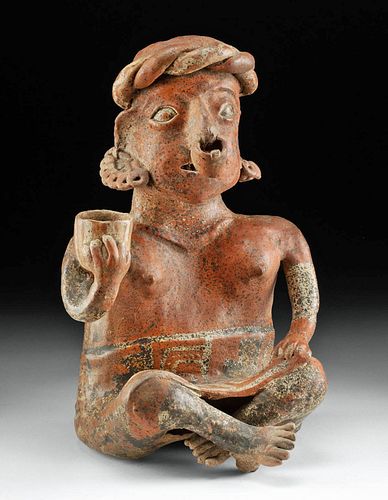 LARGE NAYARIT POTTERY NUDE FEMALE