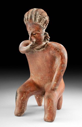 LARGE NAYARIT SAN SEBASTIAN REDWARE