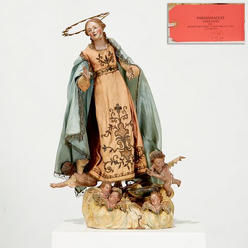 LARGE NEAPOLITAN CRECHE FIGURE OF