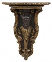 LARGE NEOCLASSICAL CARVED ATLA