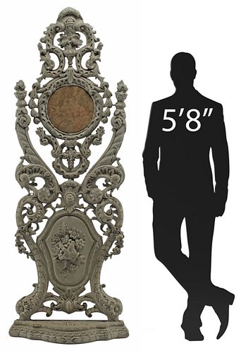 LARGE NEOCLASSICAL STYLE CARVED