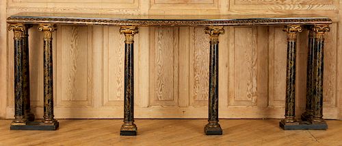 LARGE NEOCLASSICAL STYLE MARBLE TOP