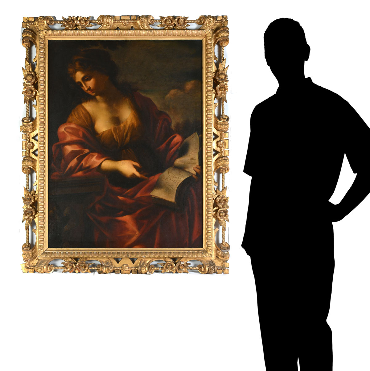 LARGE NEOCLASSICAL STYLE PORTRAIT