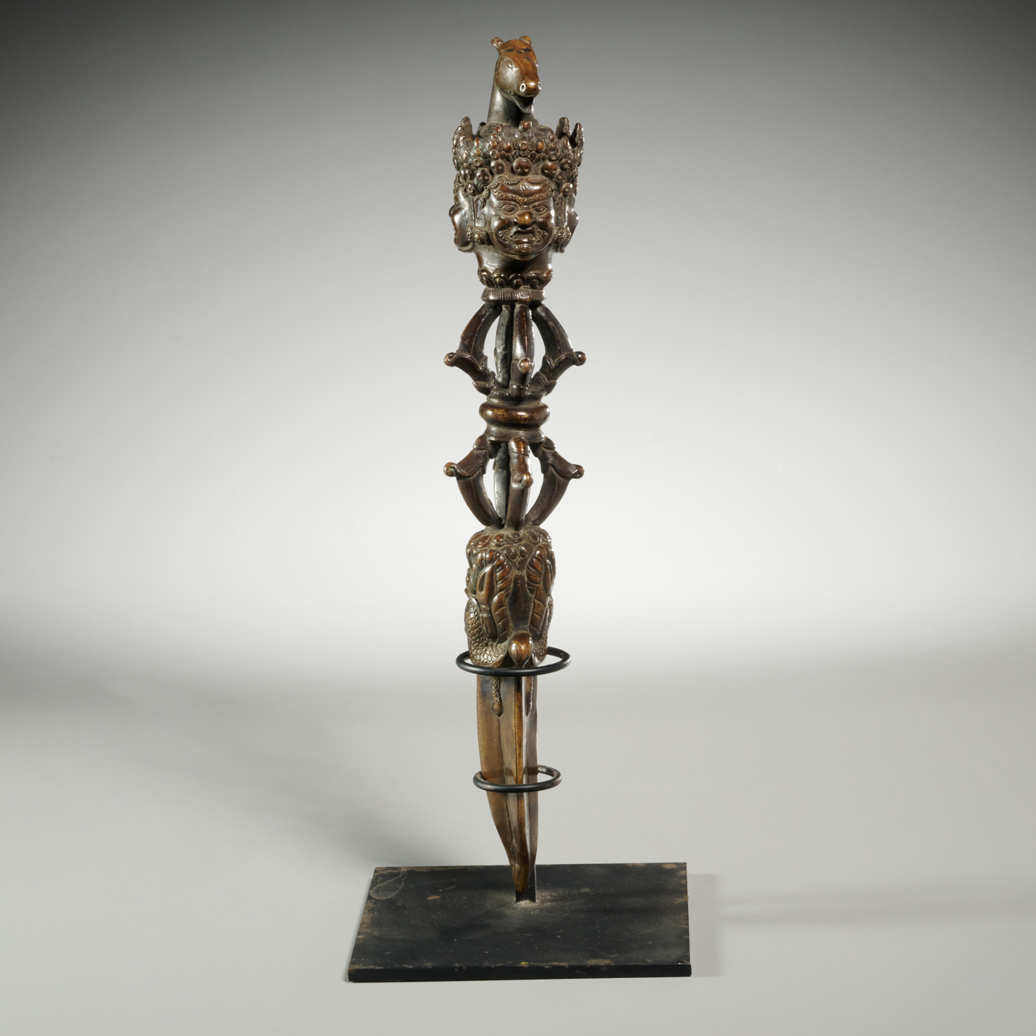 LARGE NEPALESE CEREMONIAL PHURBA