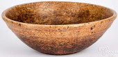 LARGE NEW ENGLAND BURL BOWL, 1