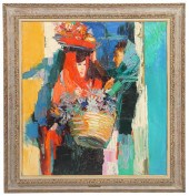 LARGE NICOLA SIMBARI OIL PAINT
