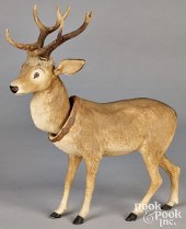 LARGE NODDING REINDEERLarge no