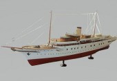 LARGE NOPARO SHIP MODEL IN CAS