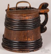LARGE NORWEGIAN LIDDED TANKARD