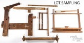 LARGE OAK LOOM, 18TH C.Large o