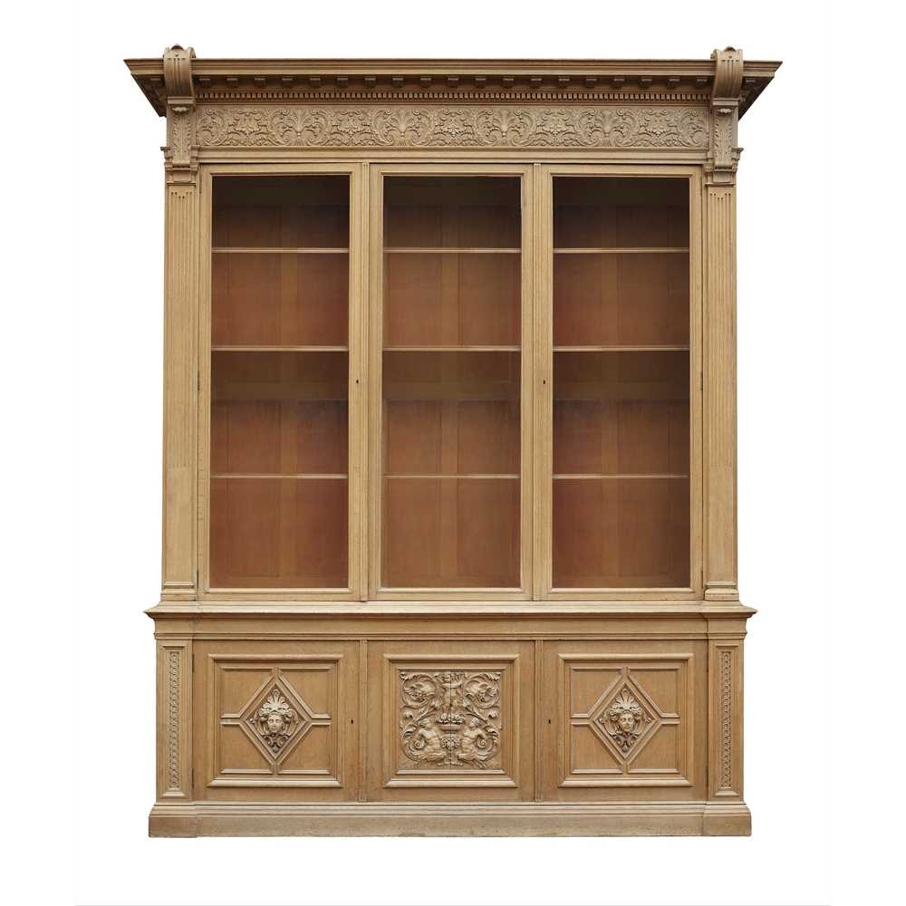 LARGE OAK RENAISSANCE REVIVAL